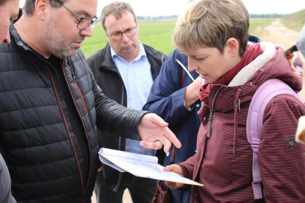 Wibke Brems und Oliver Krischer besuchen Garzweiler II