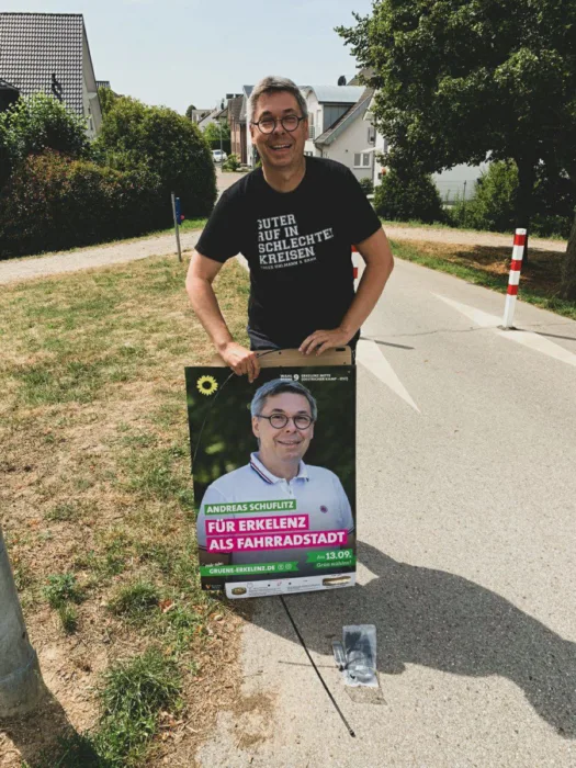Umweltschutz ganz praktisch – auch im Wahlkampf