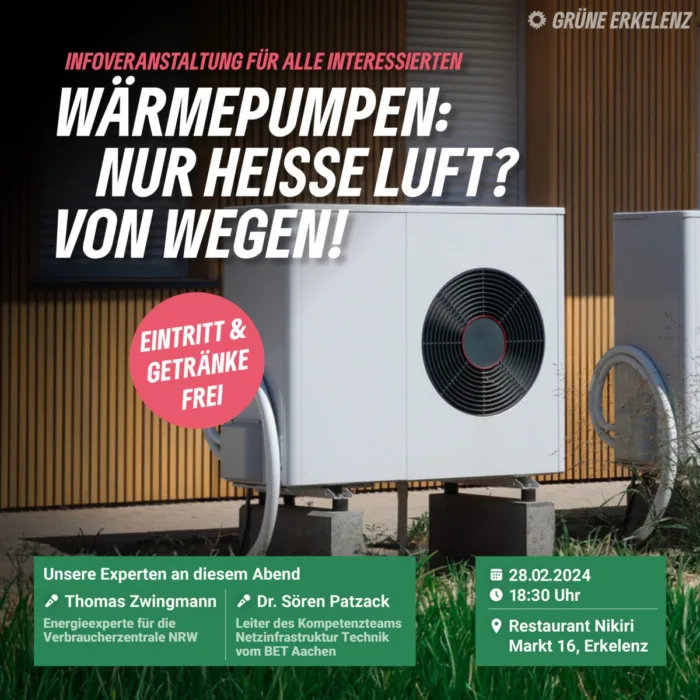 Wärmepumpen: Nur heiße Luft? Von wegen! / Infoveranstaltung