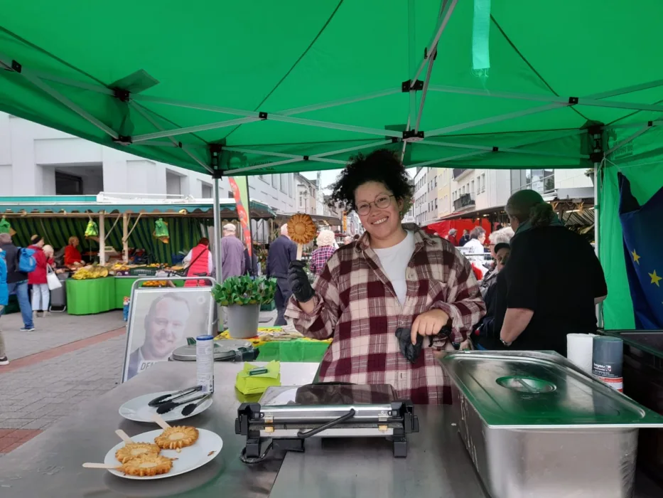 Europawahlkampf in Erkelenz: Unser Marktstand