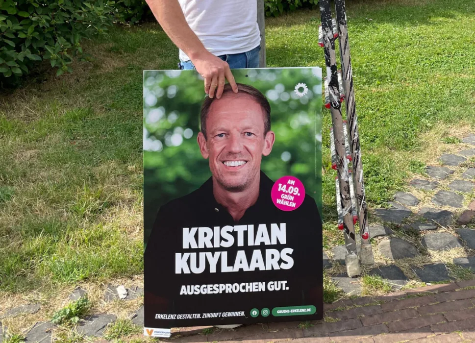 Plakate hängen – der Wahlkampf beginnt!