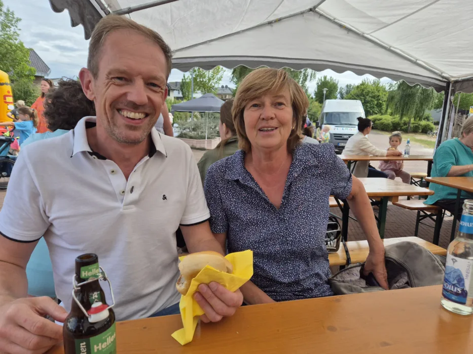 Zu Besuch beim Sommerfest im Oerather Mühlenfeld