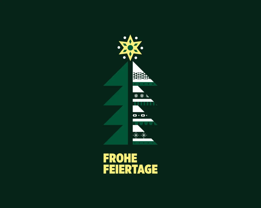 Wir wünschen Frohe Festtage
